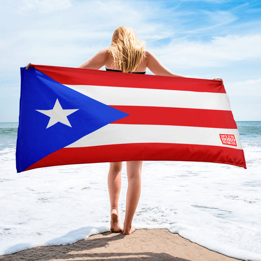 Puerto Rican Beach Towel – Vibrant Boricua Heritage