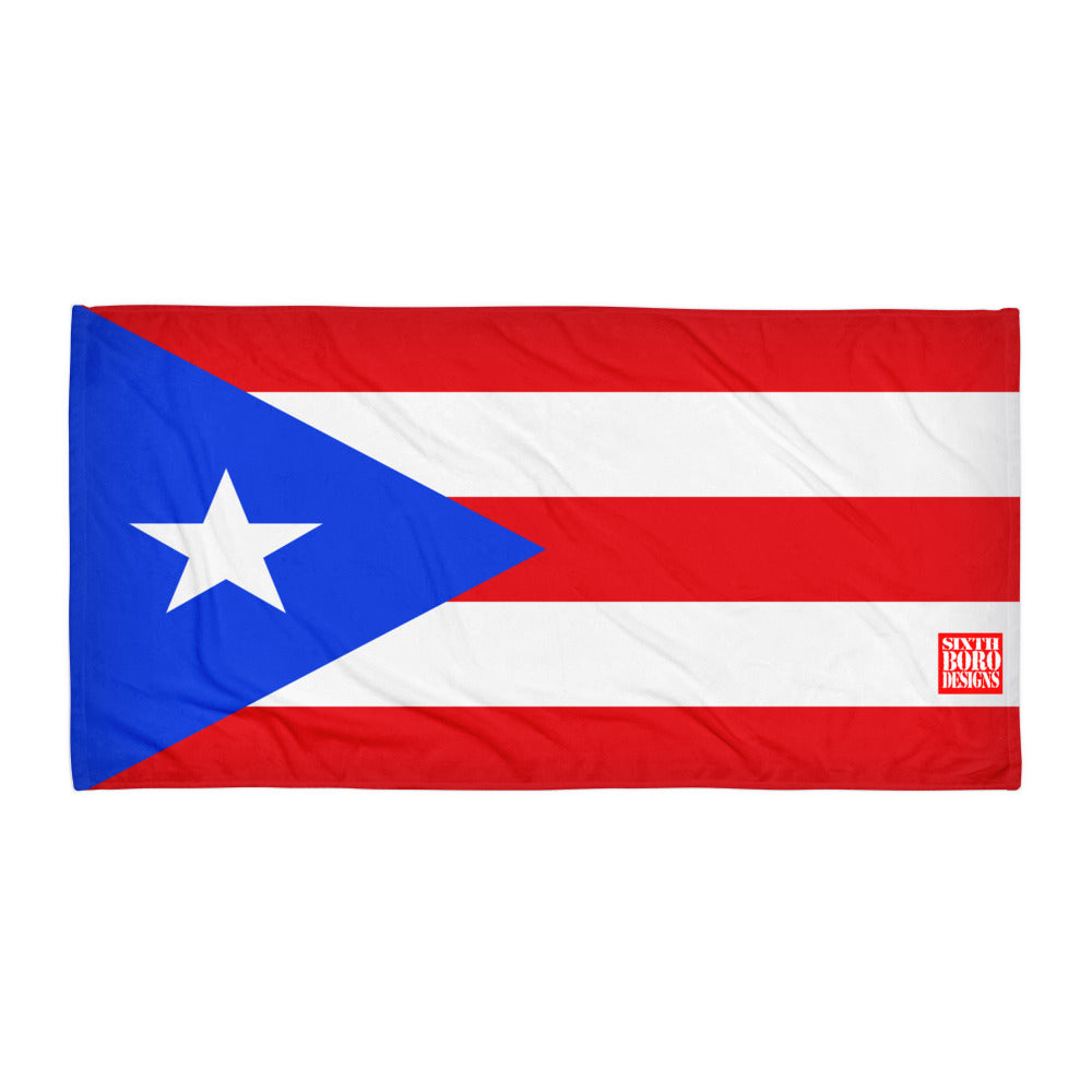 Puerto Rican Beach Towel – Vibrant Boricua Heritage