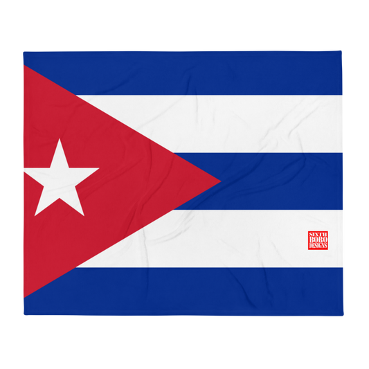 Cuban Flag Throw Blanket: Celebrate Cuban Pride and Spirit! ✨