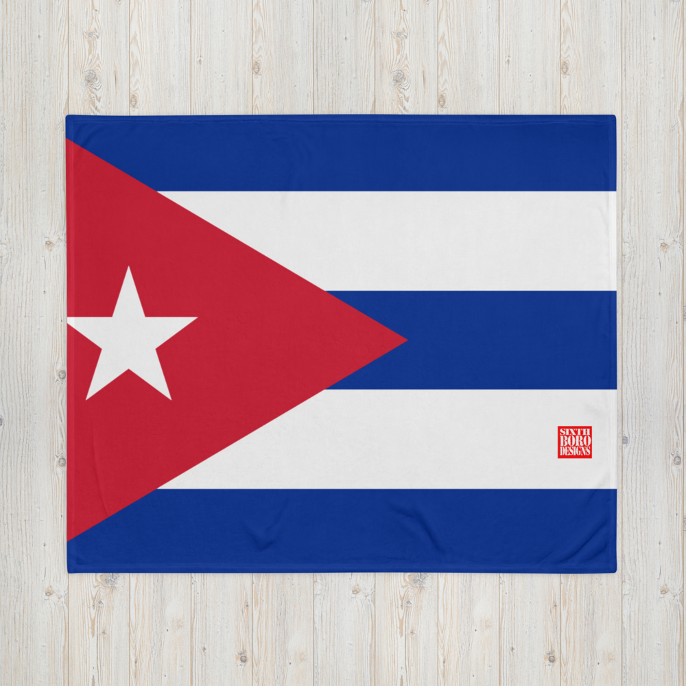 Cuban Flag Throw Blanket: Celebrate Cuban Pride and Spirit! ✨