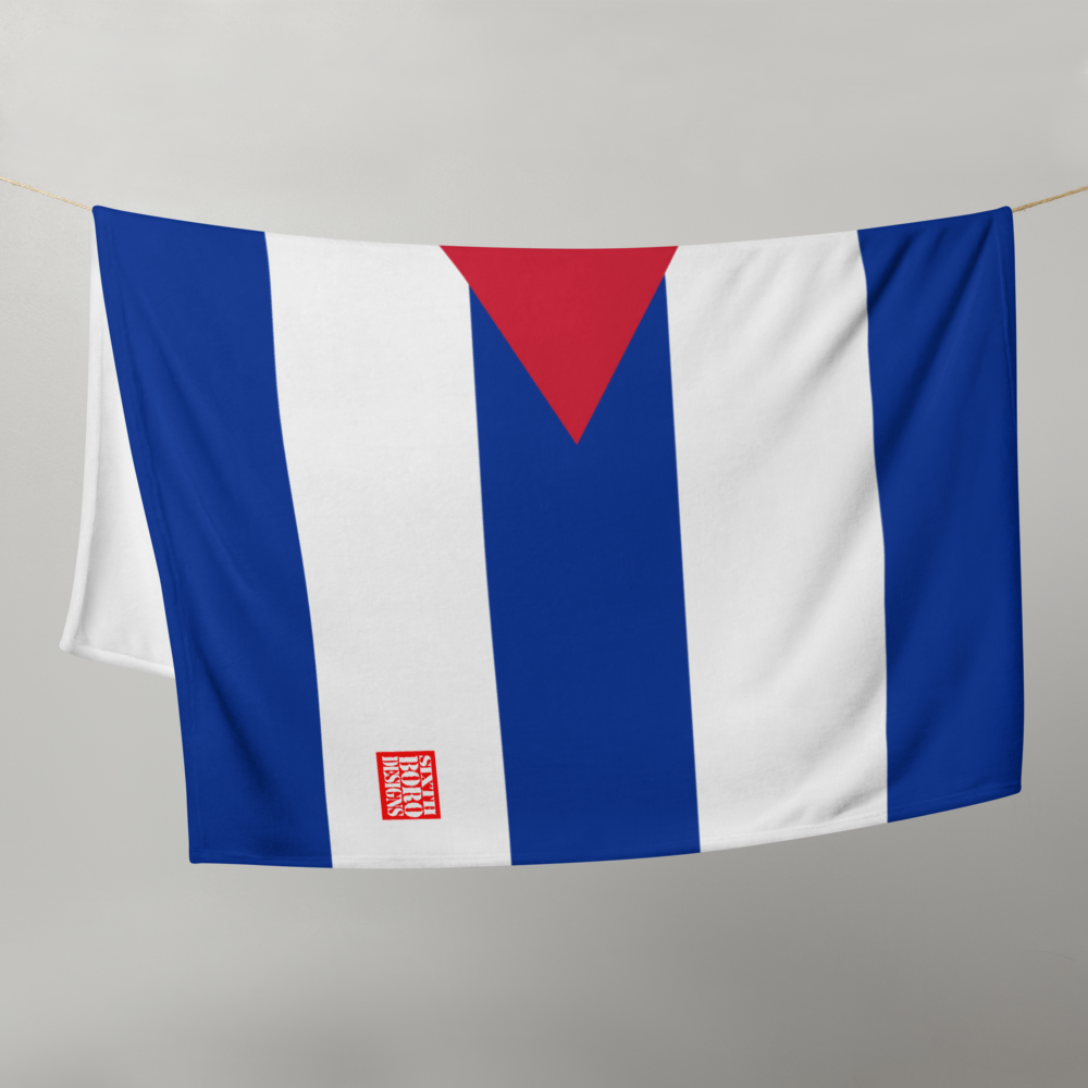 Cuban Flag Throw Blanket: Celebrate Cuban Pride and Spirit! ✨