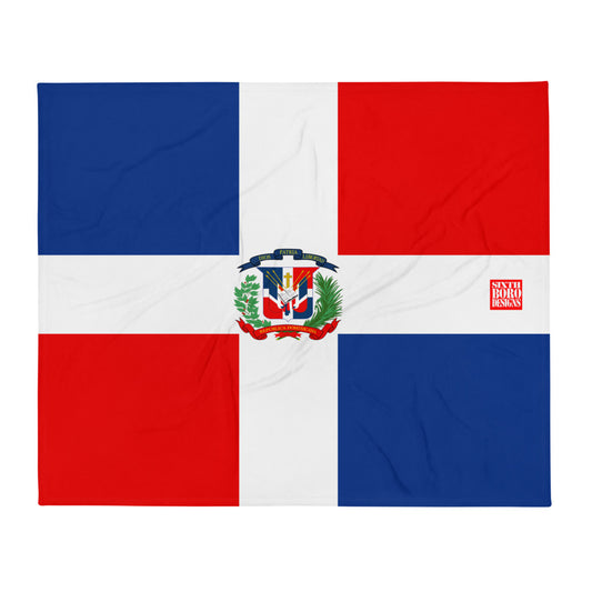 Dominican Republic Flag Throw Blanket: Celebrate Dominican Pride and Culture!