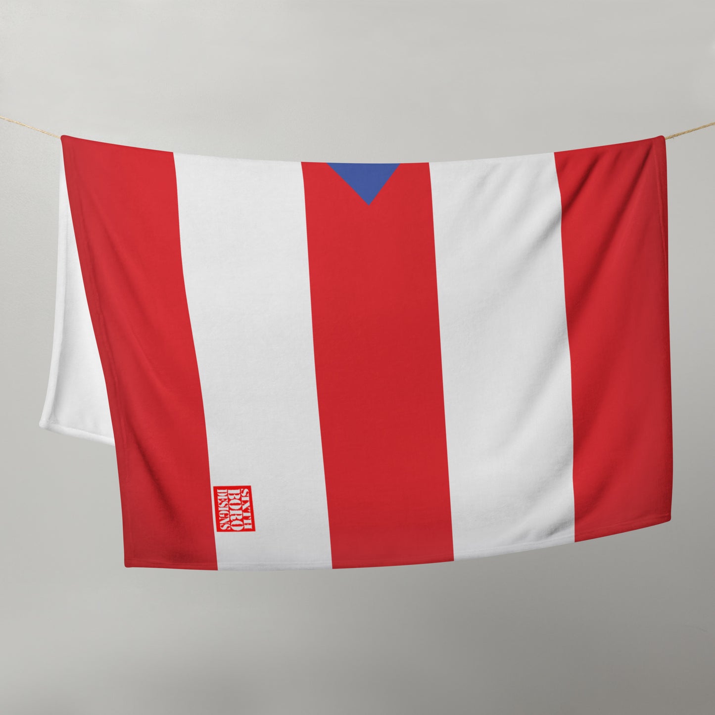 Puerto Rico Flag Throw Blanket – Embrace Boricua Pride in the USA