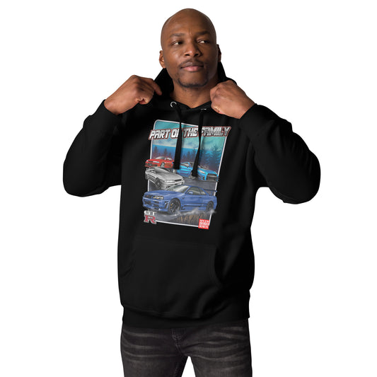 Nissan GT-R Hoodie – Iconic Car Enthusiast Apparel