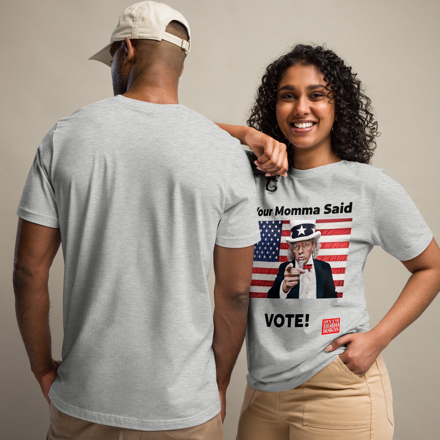 "Your Momma Said to Vote" Unisex T-Shirt - American Made, Patriotic Style