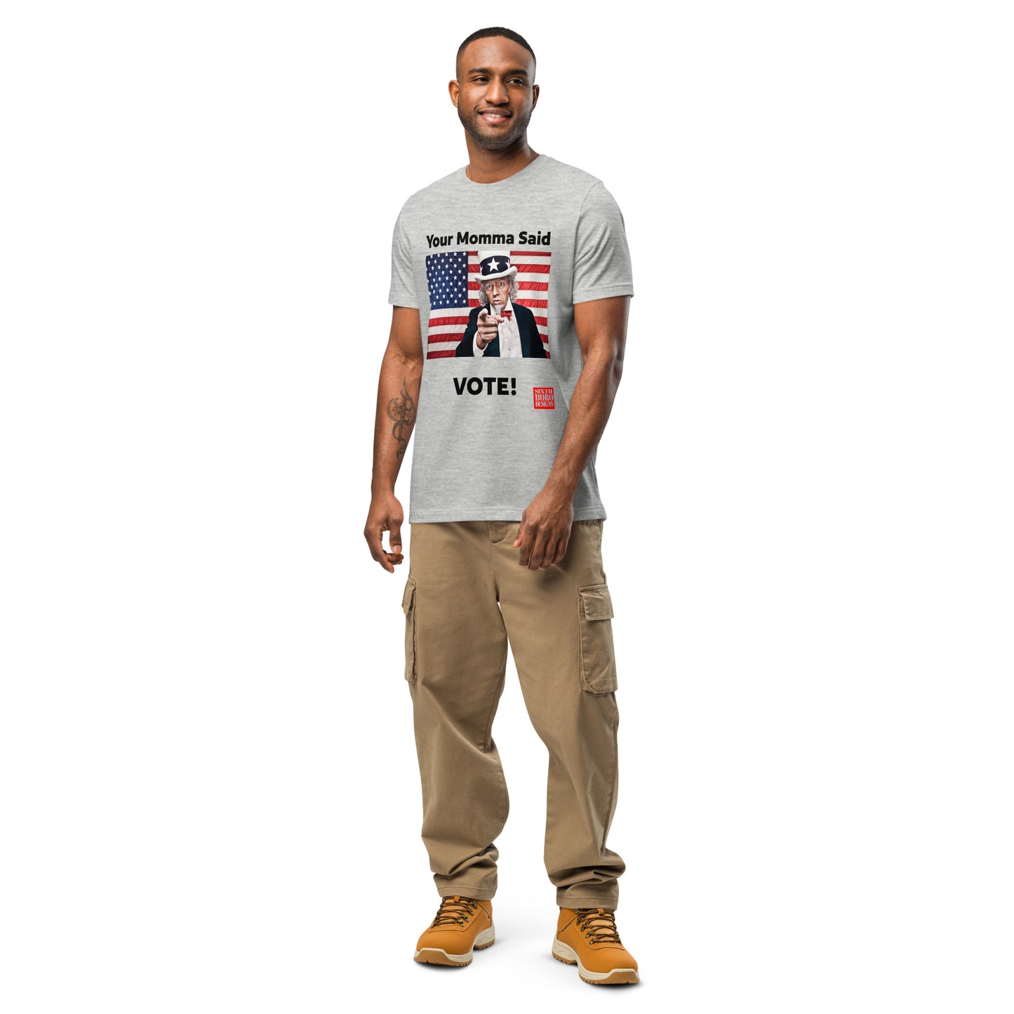 "Your Momma Said to Vote" Unisex T-Shirt - American Made, Patriotic Style