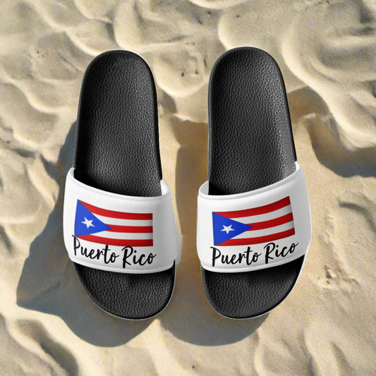 Premium Women's Puerto Rico Slides – Celebrate Boricua Pride in Style