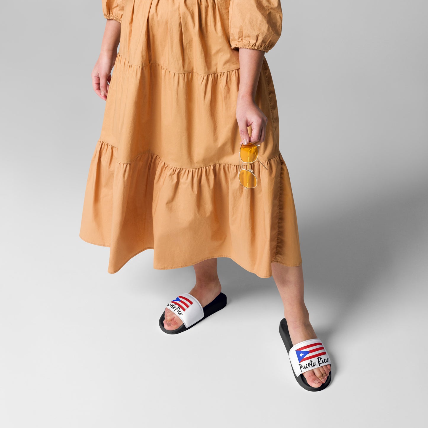 Premium Women's Puerto Rico Slides – Celebrate Boricua Pride in Style