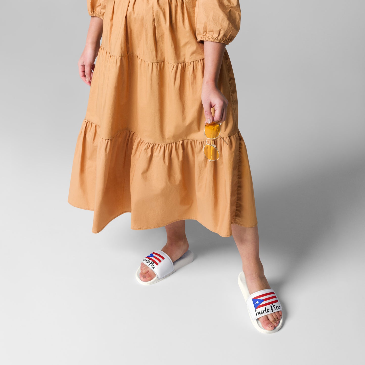 Premium Women's Puerto Rico Slides – Celebrate Boricua Pride in Style