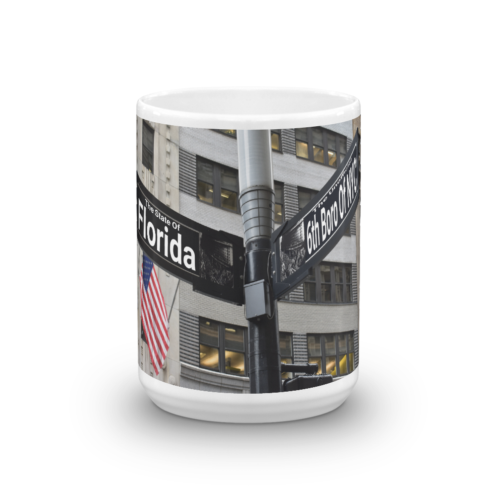 "6th Boro NYC Street" Mug sixthborodesigns.com