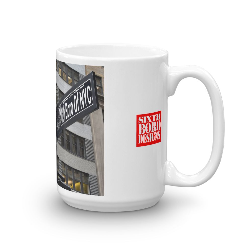 "6th Boro NYC Street" Mug sixthborodesigns.com