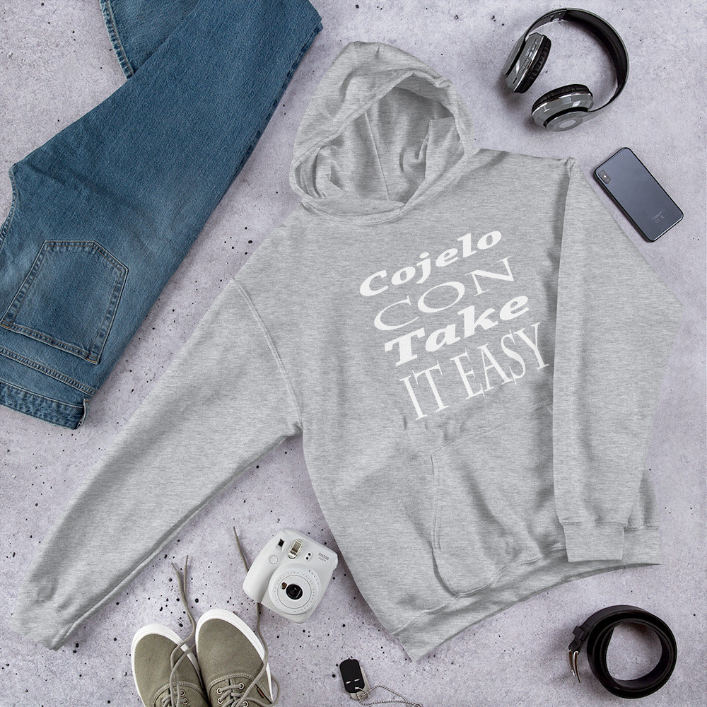 "Cojelo Con Take It Easy" Unisex Hoodie sixthborodesigns.com
