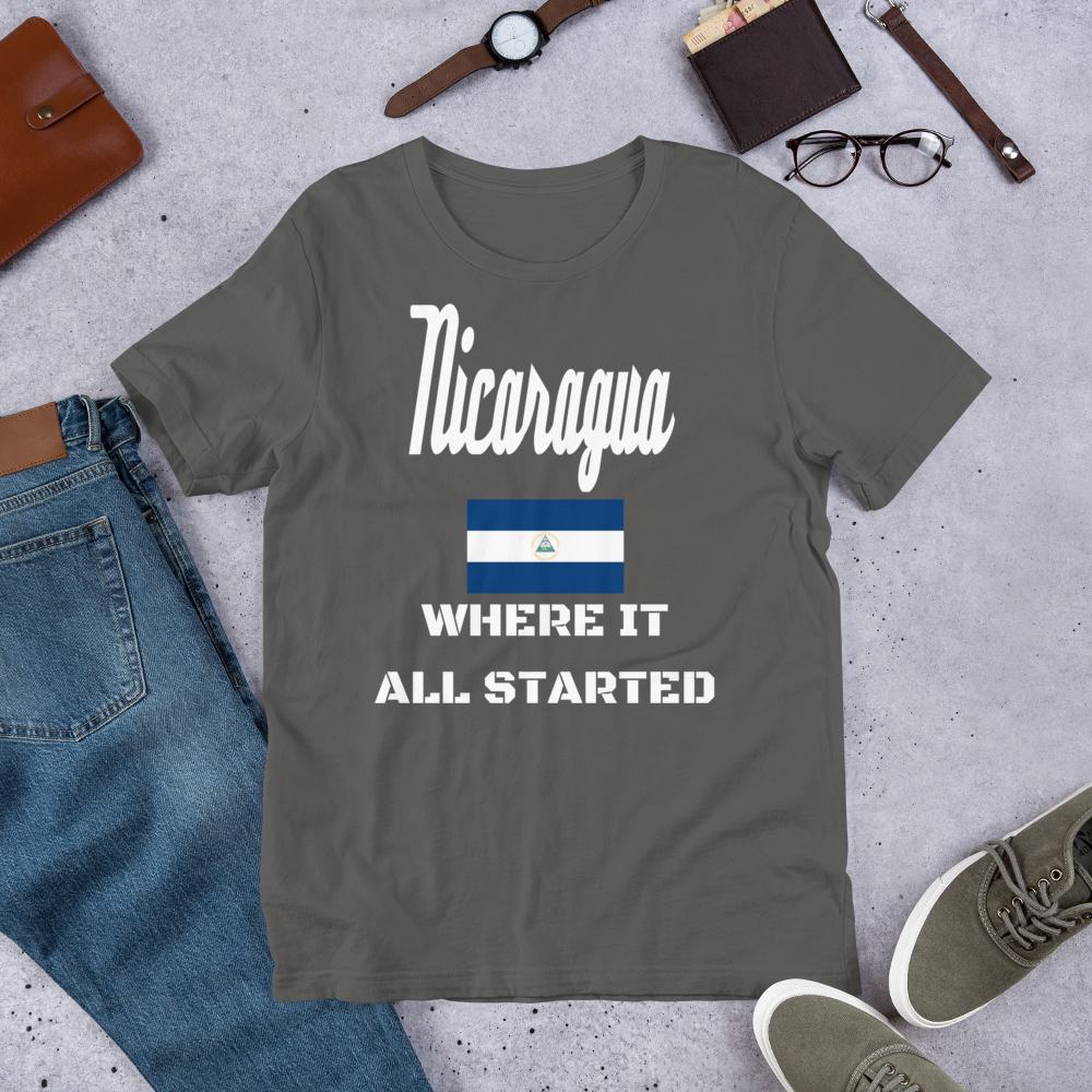 "Nica Where It All Started" Unisex T-Shirt sixthborodesigns.com