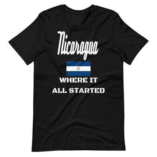 "Nica Where It All Started" Unisex T-Shirt sixthborodesigns.com
