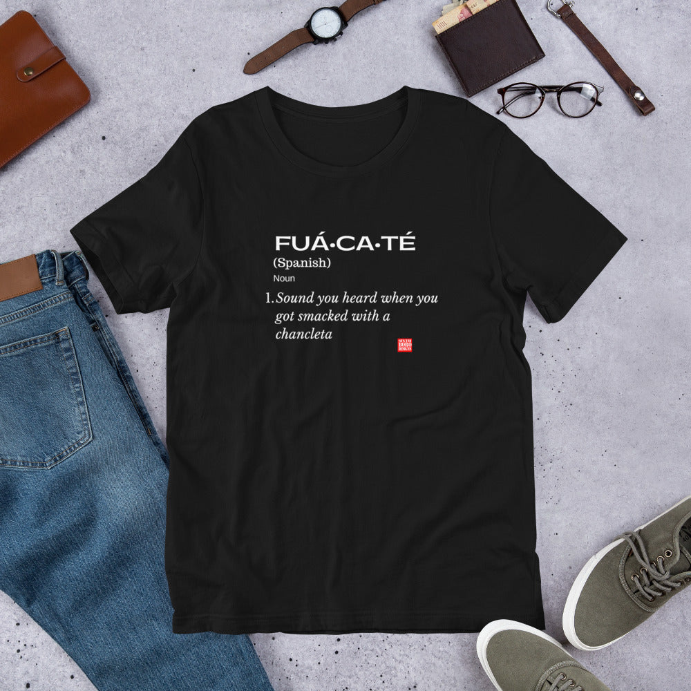 "FUA*CA*TE" Unisex T-Shirt sixthborodesigns.com