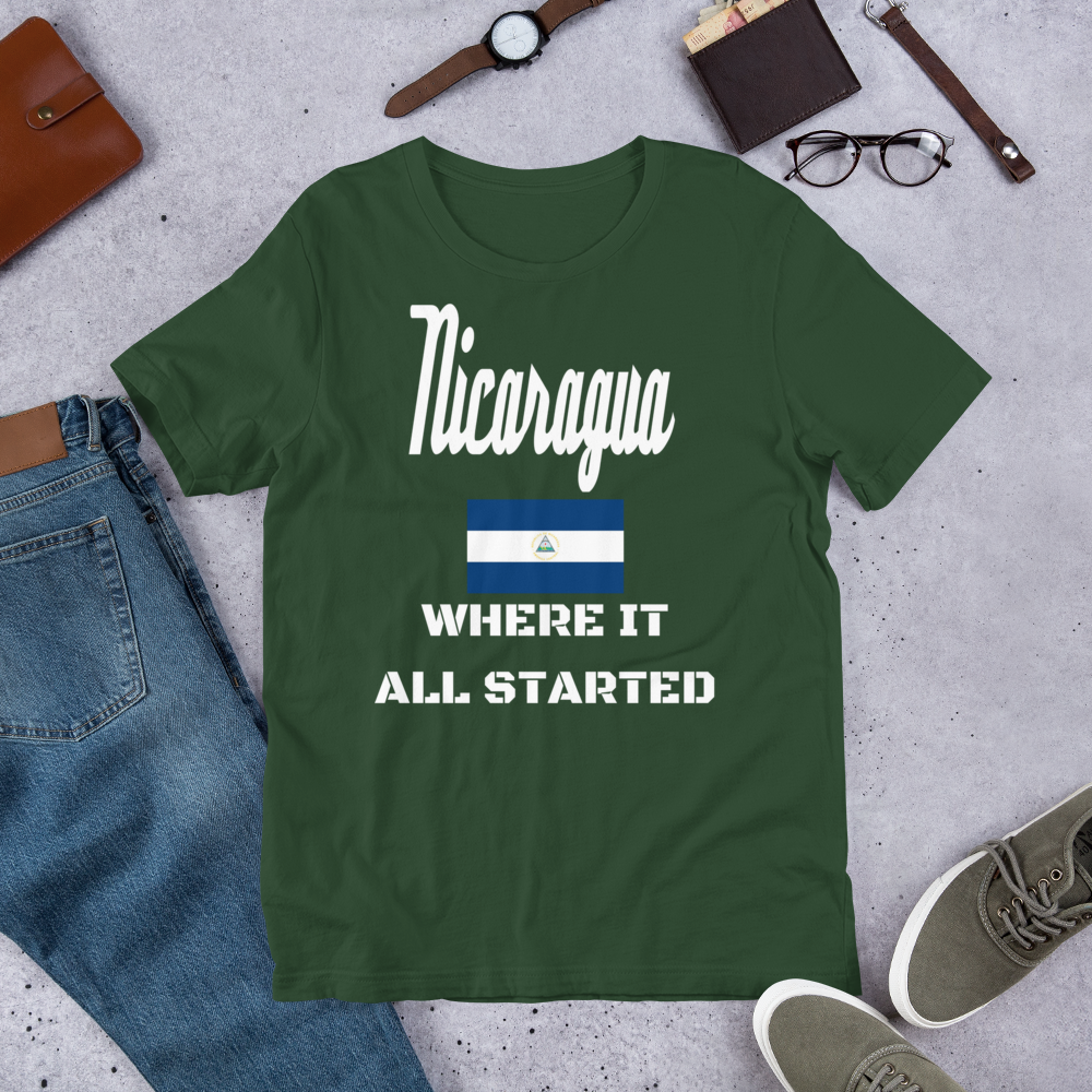 "Nica Where It All Started" Unisex T-Shirt sixthborodesigns.com