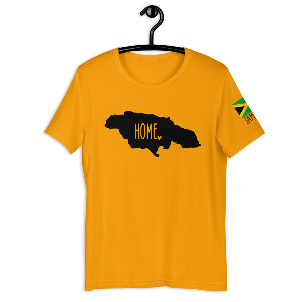 "Jamaica Will Always Be Home" Unisex T-Shirt sixthborodesigns.com