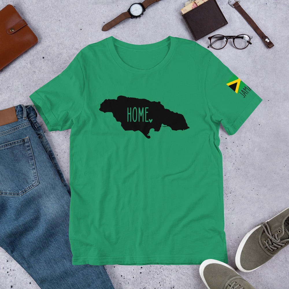 "Jamaica Will Always Be Home" Unisex T-Shirt sixthborodesigns.com