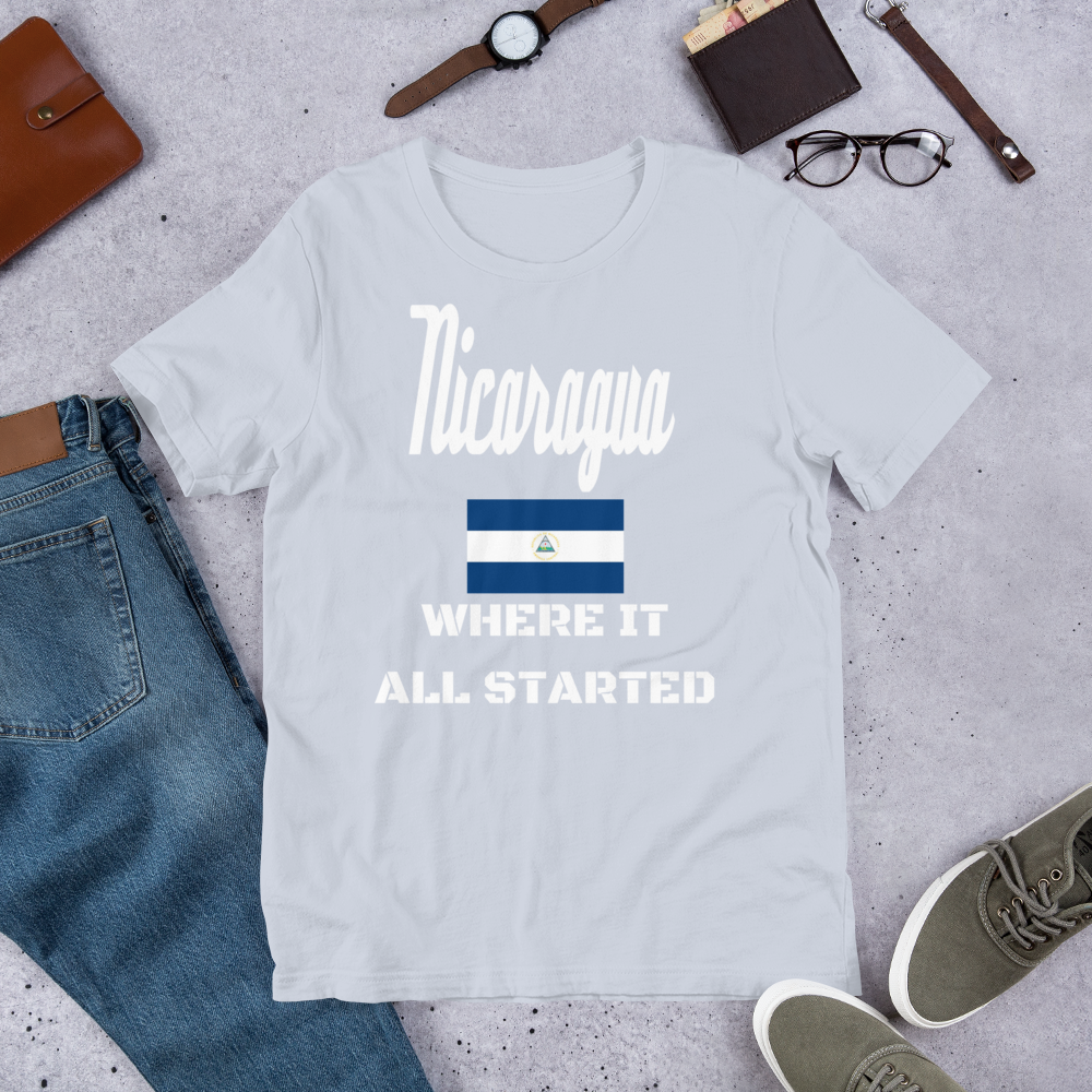 "Nica Where It All Started" Unisex T-Shirt sixthborodesigns.com