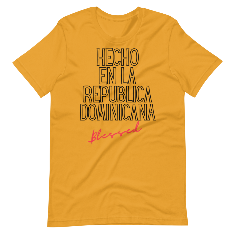 "Hecho En La Republica Dominicana" Unisex T-Shirt sixthborodesigns.com