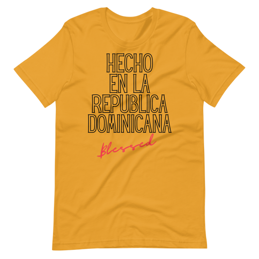 "Hecho En La Republica Dominicana" Unisex T-Shirt sixthborodesigns.com