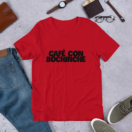 "Cafe Con Bochinche" Coffee with Gossip T-Shirt sixthborodesigns.com