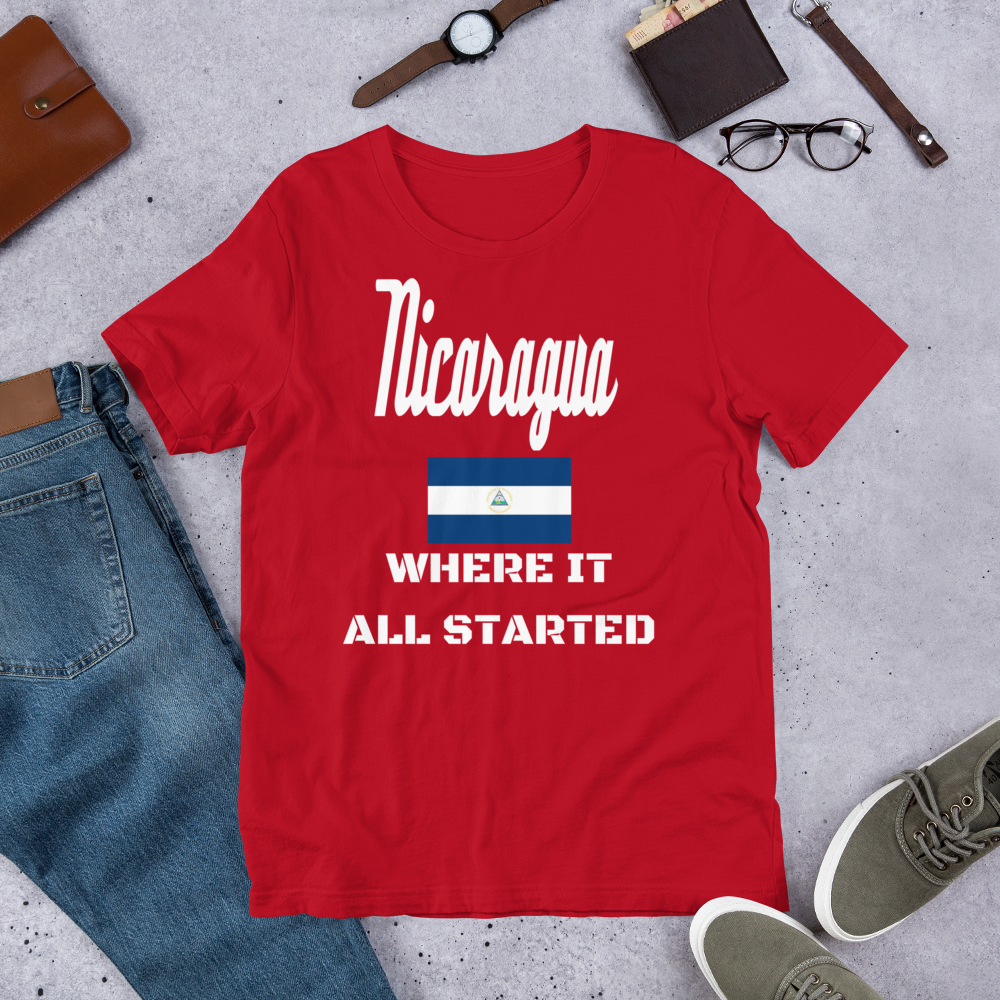 "Nica Where It All Started" Unisex T-Shirt sixthborodesigns.com