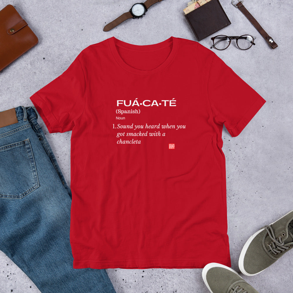 "FUA*CA*TE" Unisex T-Shirt sixthborodesigns.com