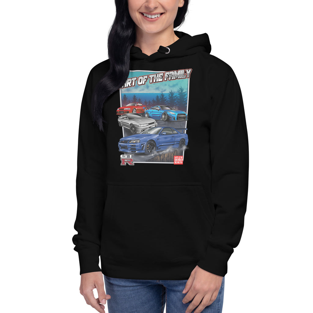 Nissan GT-R Inspired Unisex Hoodie - Unleash Speed and Style