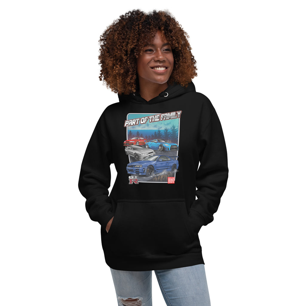 Nissan GT-R Inspired Unisex Hoodie - Unleash Speed and Style
