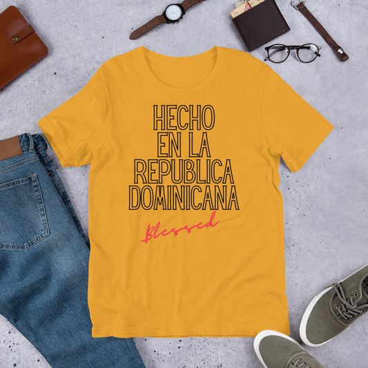 "Hecho En La Republica Dominicana" Unisex T-Shirt sixthborodesigns.com