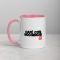 "Cafe Con Bochinche" Mug with Color Inside sixthborodesigns.com