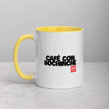 "Cafe Con Bochinche" Mug with Color Inside sixthborodesigns.com